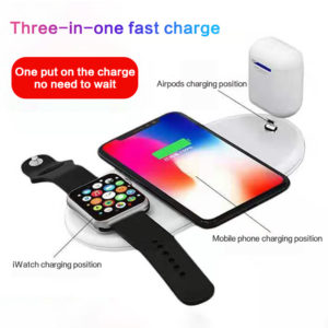 Universal 3-In-1 Wireless Charger for Watch, Mobile Phone, Headset -1
