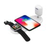 My Commerce Spot Incorporated - Universal 3-In-1 Wireless Charger for Watch, Mobile Phone, Headset
