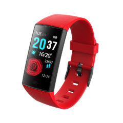 H24 Sport Fitness Touch Screen Smart Watch - Red