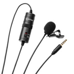BY-M1 Omni Directional Lavalier Microphone is ideal for Smartphones, DSLR, Camcorders, Audio recorders, PC and others.