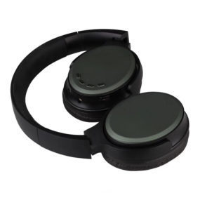 Foldable Bluetooth Headphones Black-Green 1