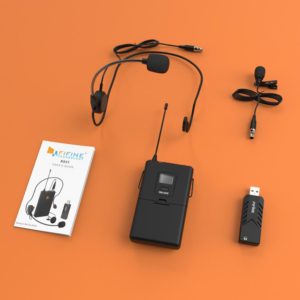 New Fifine Wireless Clip on Microphone Bodypack Headset & Lavalier Mic components K031