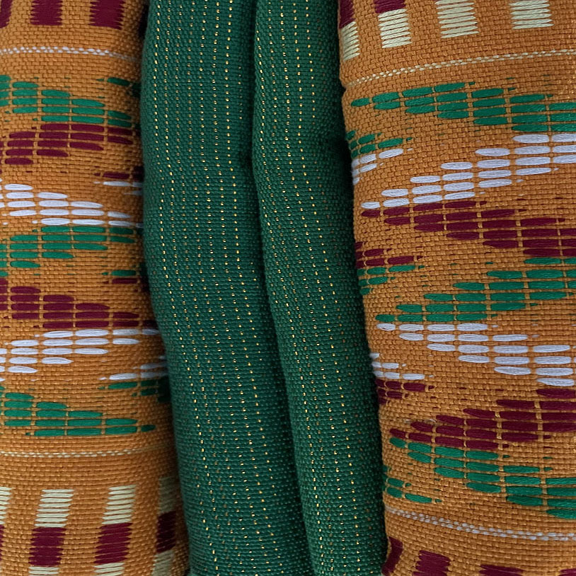 Handwoven Kente Fabric 15-DRT12