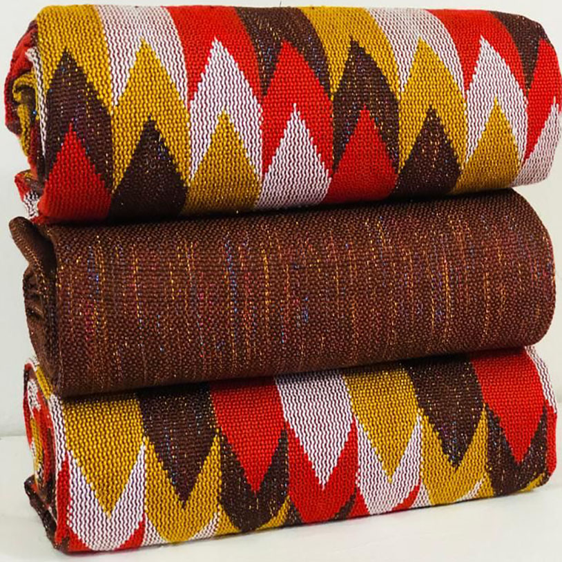 Handwoven Kente Fabric 25-GYY18
