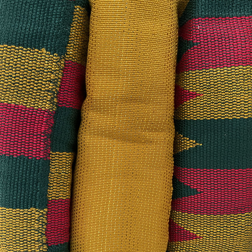 Handwoven Kente Fabric 25-GYY25