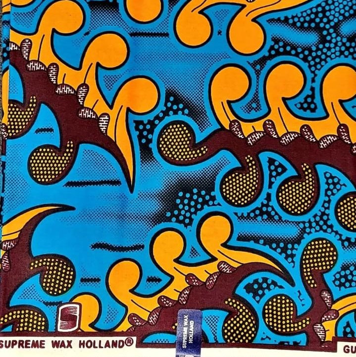 African Wax Textile SWA-08839-006-CA